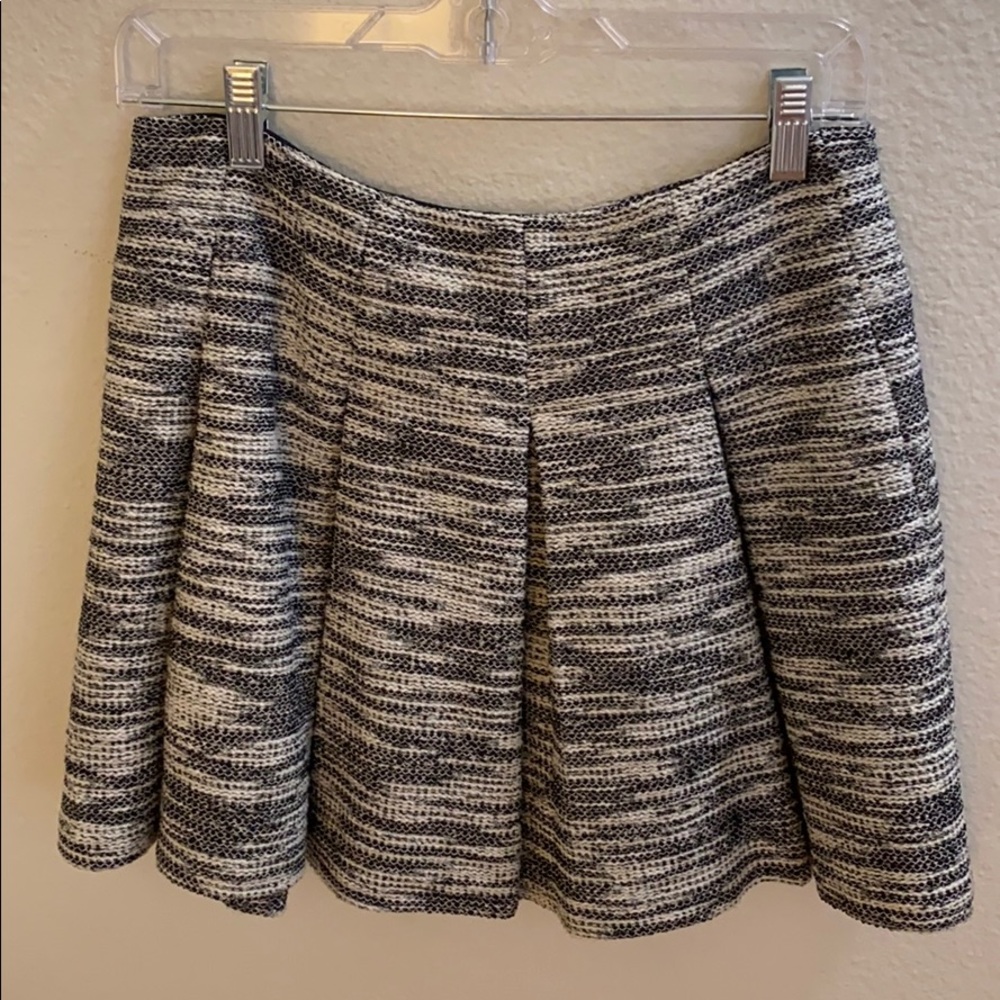 Alice + Olivia Tweed Plaid Skirt